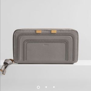 Chloe Marcie Grey Wallet